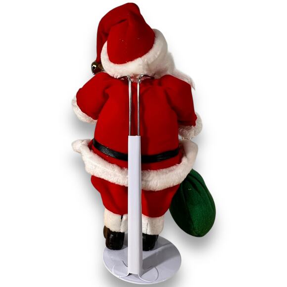Vintage Santa Claus Figurine Red Suit Toys 13” Christmas - Picture 6 of 7